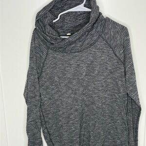 lululemon athletica Charcoal Cowl Neck Sweater